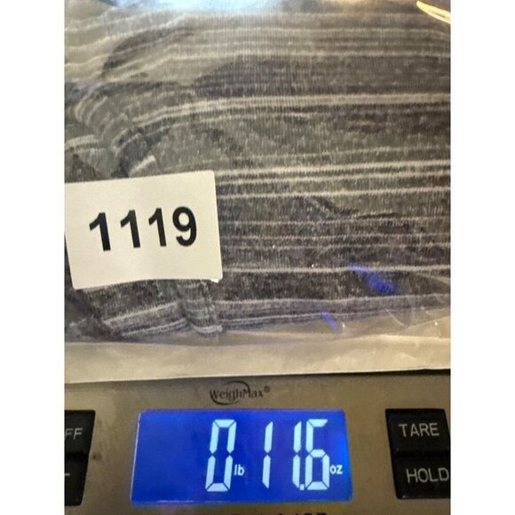 Lululemon Women's Rulu Pace Setter Half Zip Pullover Stripe Grey Slate Size 10 - Picture 14 of 14